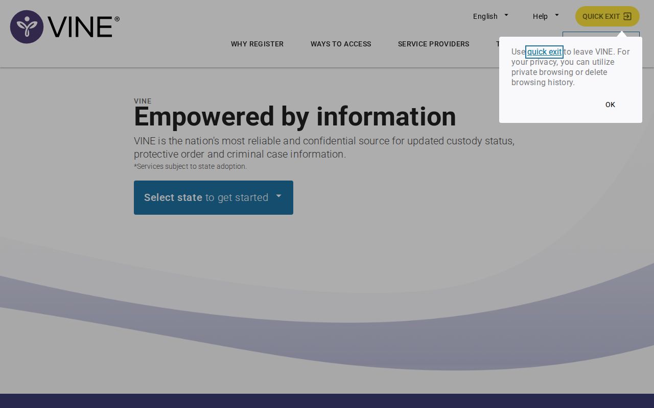 Jackson County VINELink inmate search Texas portal